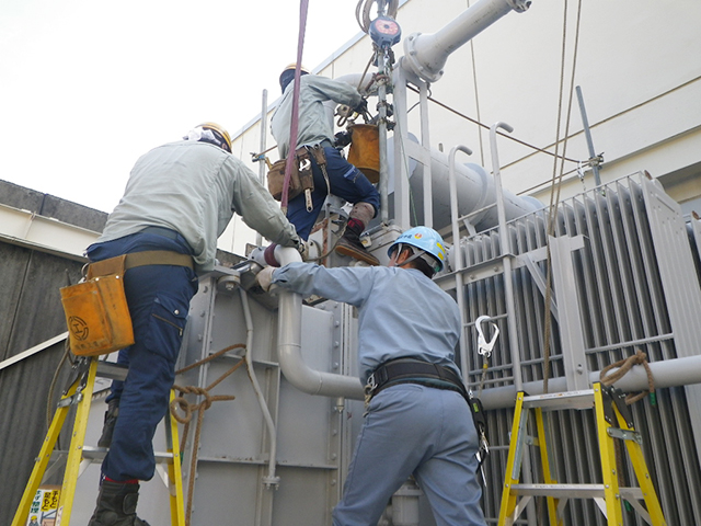 電力会社変電設備